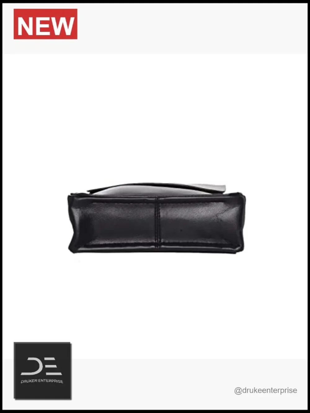 PU Leather Messenger Crossbody Bag for Men Work Travel Magnetic Buckle